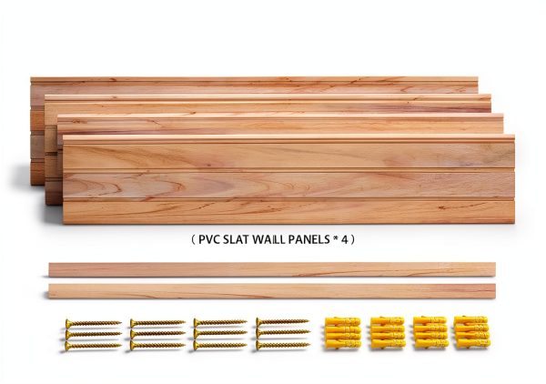 Slatwall Panels HUZJIEHUI PVC Garage Storage Modern Durable-5