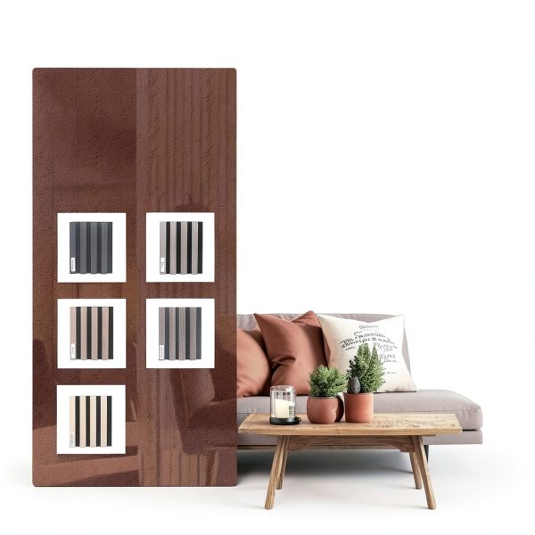NeatiEase Wood Slat Wall Panels Acoustic Decorative Samples-3