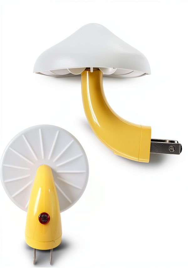 AUSAYE LED Night Light Sensor Plug In Mushroom Lamp-5