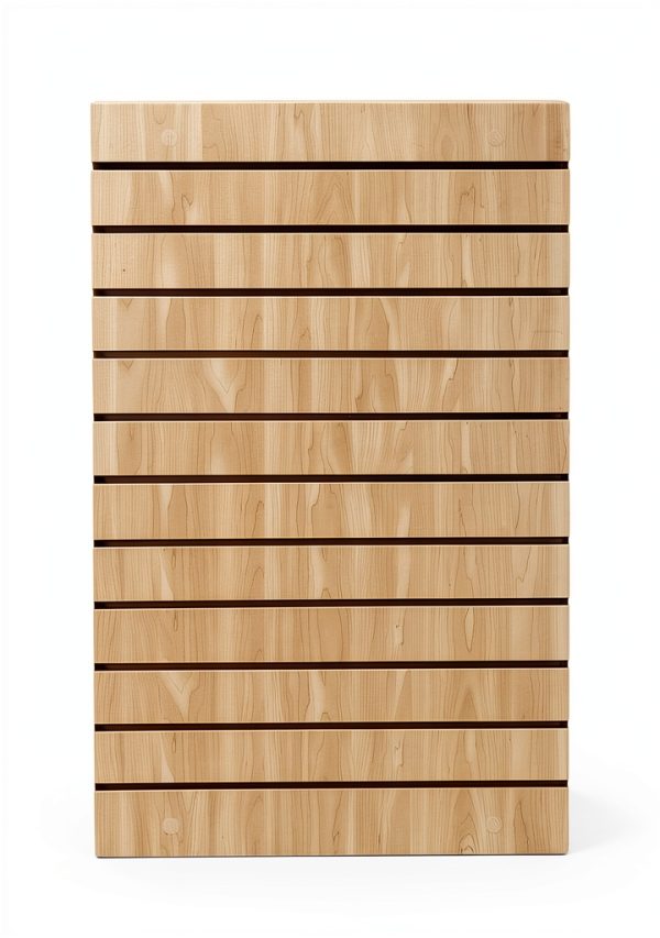 Slatwall Panel Maple Wood Retail Store Wall Mount-1