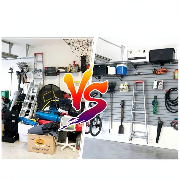 Eiruaw PVC Slatwall Panels 4x8ft Garage Storage Industrial-1