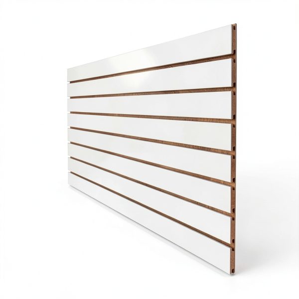 Store Supply Warehouse Slatwall Panels White MDF Pack of 2-4