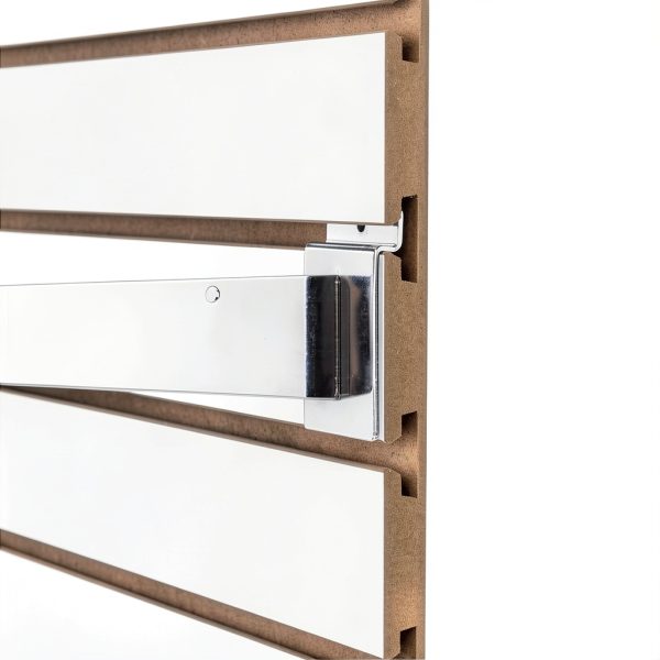 Store Supply Warehouse Slatwall Panels White MDF Pack of 2-2