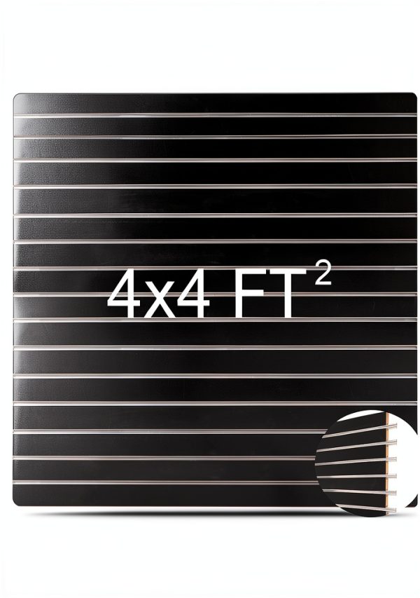 FRAYSCENT MDF Slatwall Panel Heavy Duty Aluminum Retail-0
