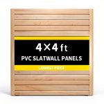 Slatwall Panels HUZJIEHUI PVC Garage Storage Modern Durable-0