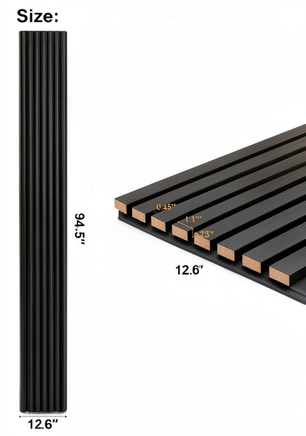 Wood Wall Panels Sunny Heart Modern Privacy Sound Absorption-1