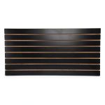 Store Supply Warehouse Slatwall Panels Black MDF Display-0