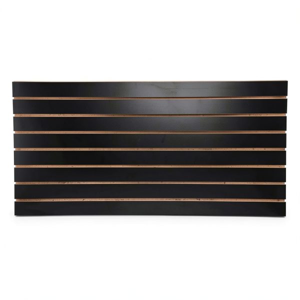 Store Supply Warehouse Slatwall Panels Black MDF Display-0