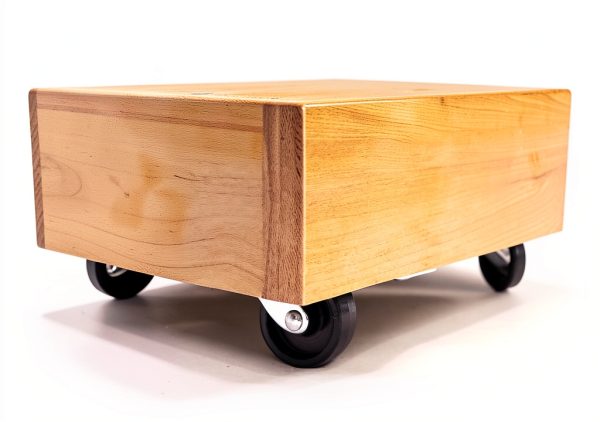 Slatwall Rotating Tower Maple Modern Storage SSWBasics-5