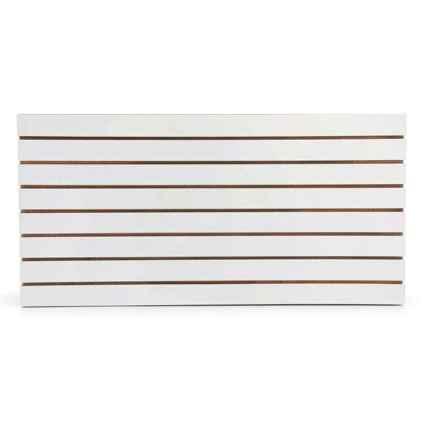 Store Supply Warehouse Slatwall Panels White MDF Pack of 2-0
