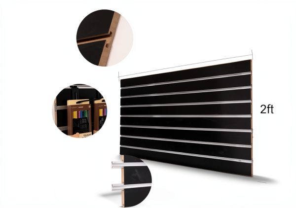FRAYSCENT MDF Slatwall Panel Heavy Duty Aluminum Retail-2