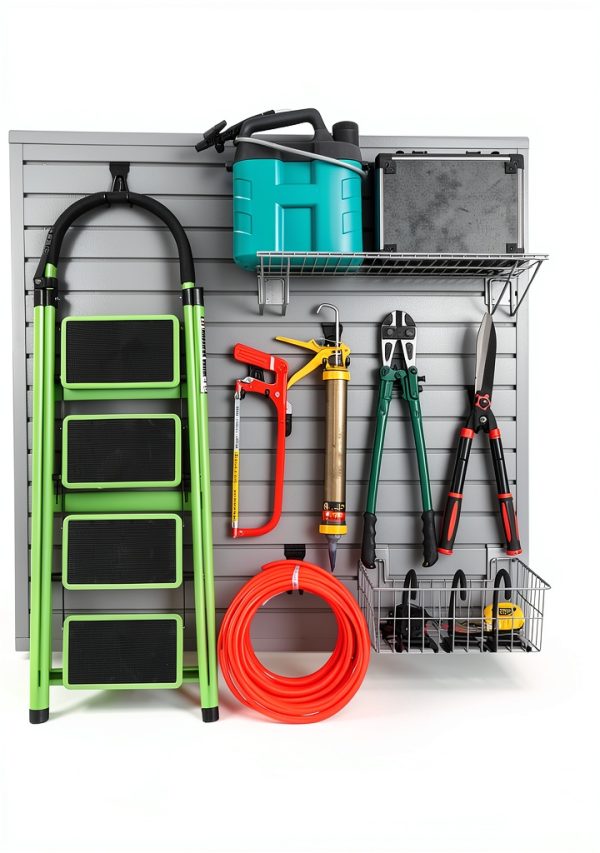 FRAYSCENT Slatwall Panels Garage Storage Durable PVC-2