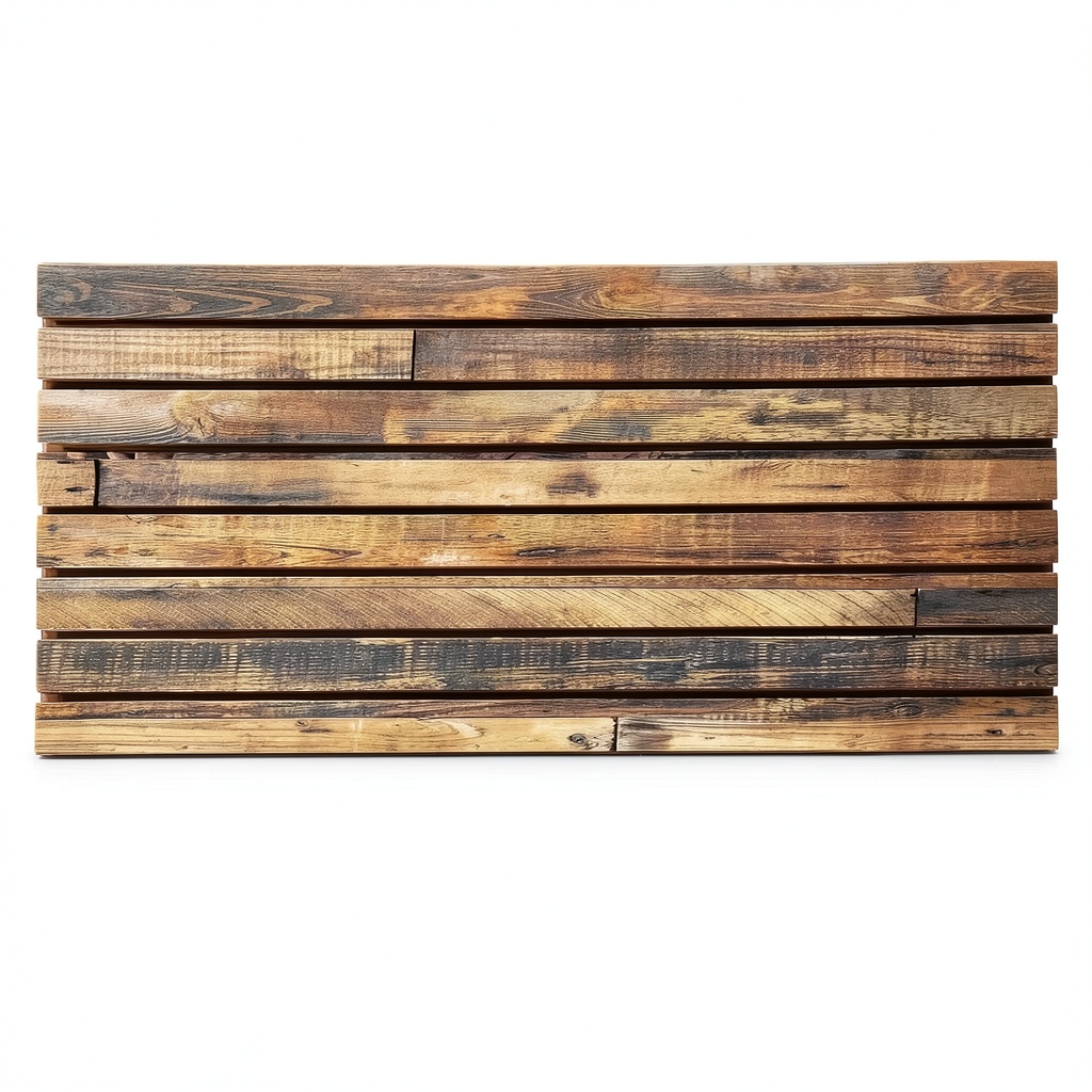 'Wisdom Fixtures slatwall panel installed in a garage setting'