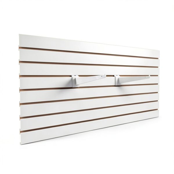 Store Supply Warehouse Slatwall Panels White MDF Pack of 2-1