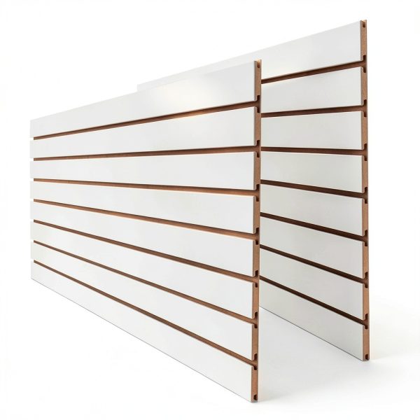 Store Supply Warehouse Slatwall Panels White MDF Pack of 2-5