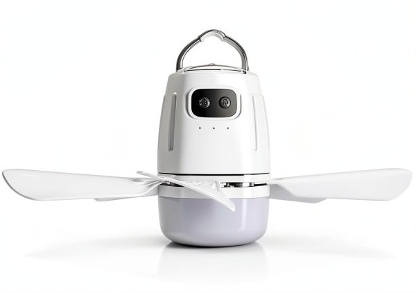 Gliztech Solar Ceiling Fan Light White 20 Remote Control-6