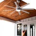 Conciseer 65 Inch Modern Ceiling Fan with Light Remote-0