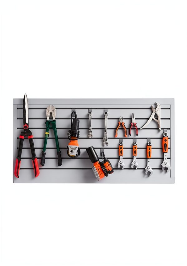VEVOR Slat Wall Panel PVC Modular Garage Storage-1
