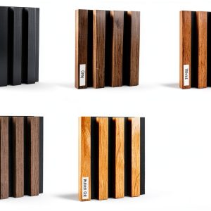 NeatiEase Wood Slat Wall Panels Acoustic Decorative Samples-0