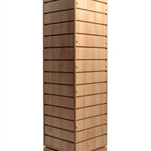 Slatwall Rotating Tower Maple Modern Storage SSWBasics-0