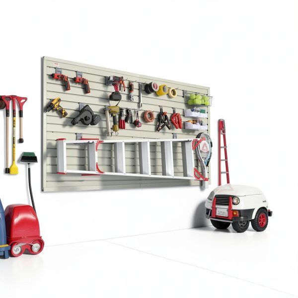 VEVOR WPC Slatwall Panels Durable Universal Groove Design-1