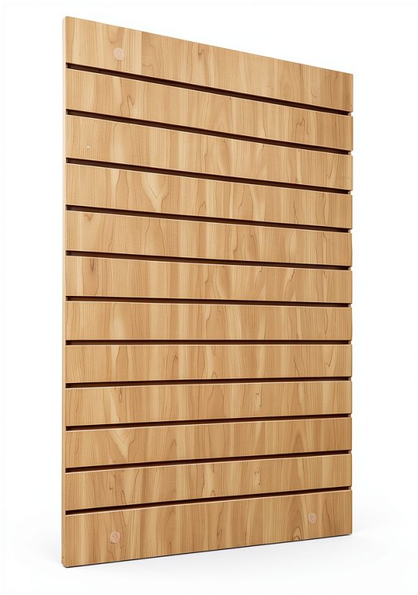 Slatwall Panel FixtureDisplays Maple Wood Retail Store-2