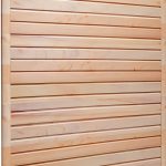 WISDOMFUR Slatwall Panels PVC Wood Grain Garage Storage-0