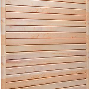 WISDOMFUR Slatwall Panels PVC Wood Grain Garage Storage-0