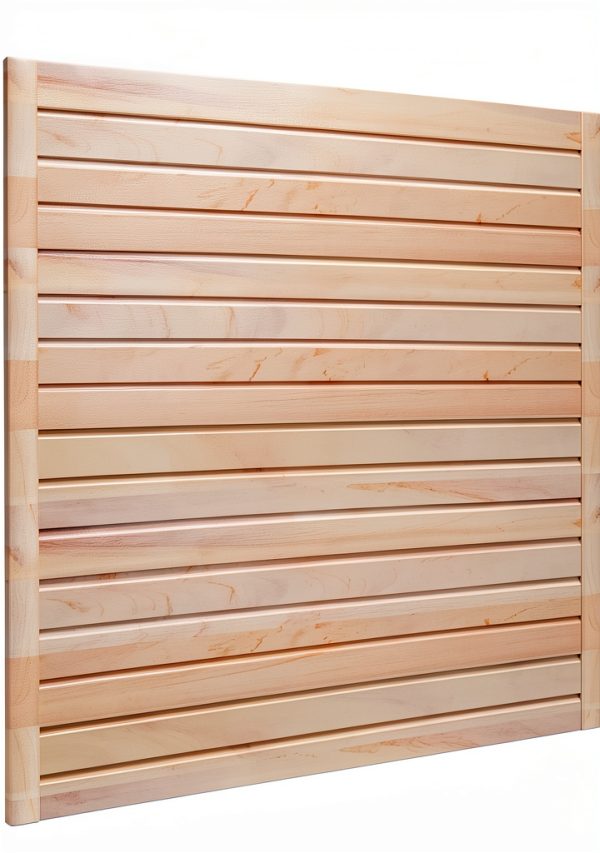 WISDOMFUR Slatwall Panels PVC Wood Grain Garage Storage-0