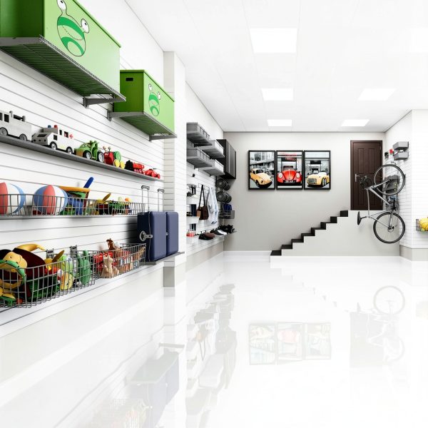 Slatwall Panels HUZJIEHUI PVC Garage Storage Modern Durable-1