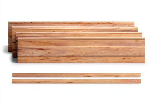 WISDOMFUR Slatwall Panels PVC Wood Grain Garage Storage-4