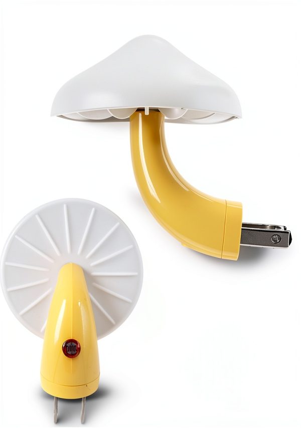 AUSAYE Night Light Red Mushroom Sensor LED Plug In Lamp-2