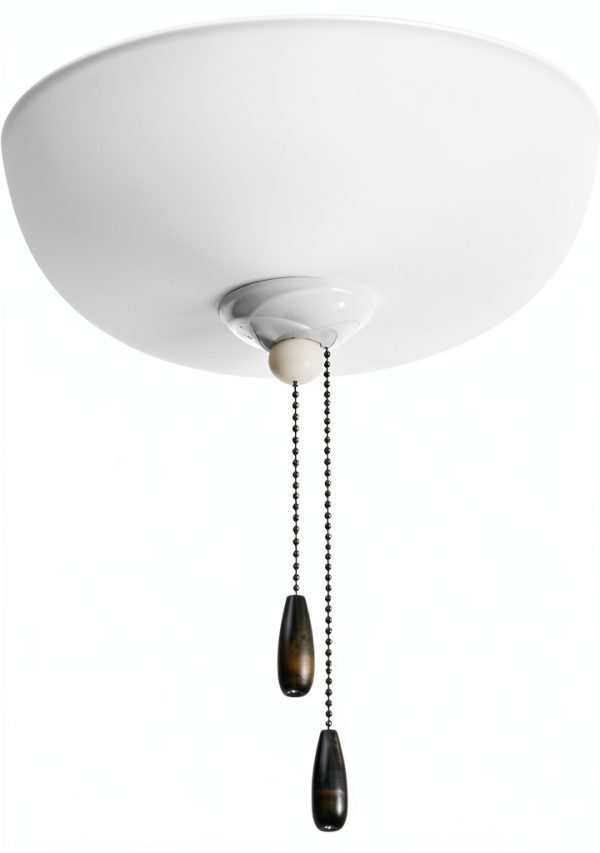 MINKA-AIRE Ceiling Fan Light Kit Etched Swirl Glass Dimmable-0