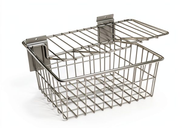 CrownWall PVC Slatwall Panels Graphite Modular Storage-4