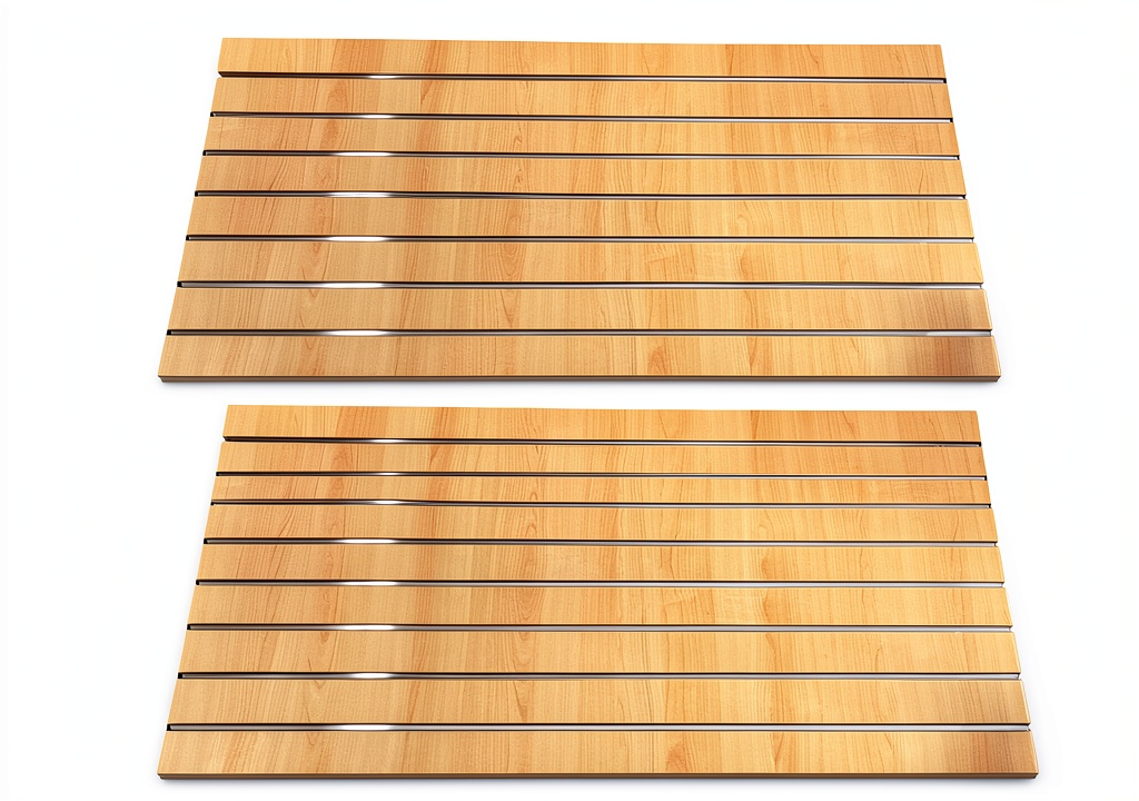 Only Garment Racks Slatwall Panels displayed in a retail setting