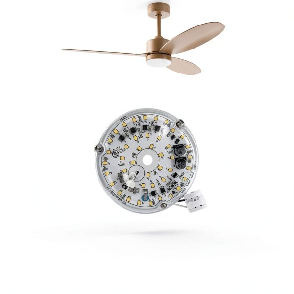CALIDAKA Ceiling Fan Light Kit Aluminum 18W-4
