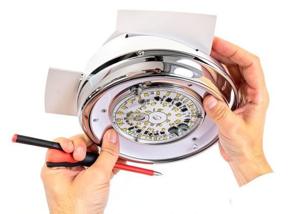 CALIDAKA Ceiling Fan Light Kit Aluminum 18W-8