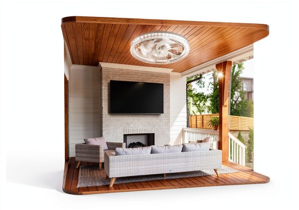 Multifunctional Ceiling Fan with Lighting LANXUD-6