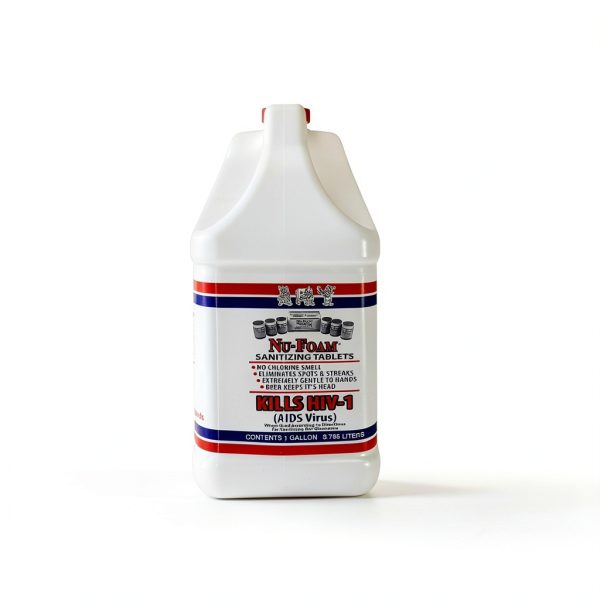 Nu Foam Liquid Detergent 1-Gallon Glissen Streak-Free Hand Wash for-3