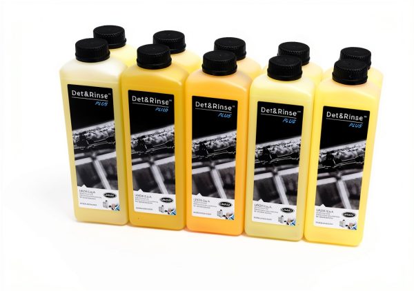 DB1015A0 Det & Rinse Plus Extra Strong Detergent for Automatic Washing, 1 Litre, (Pack of 10)-0