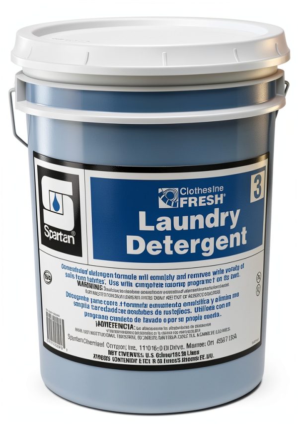 Spartan Clothesline Fresh Laundry Detergent 3-5 Gal Liquid Detergent-0