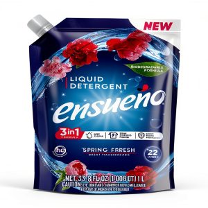 Ensueño Liquid Laundry Detergent Spring Fresh 4 Pack 33.8 fl oz-0
