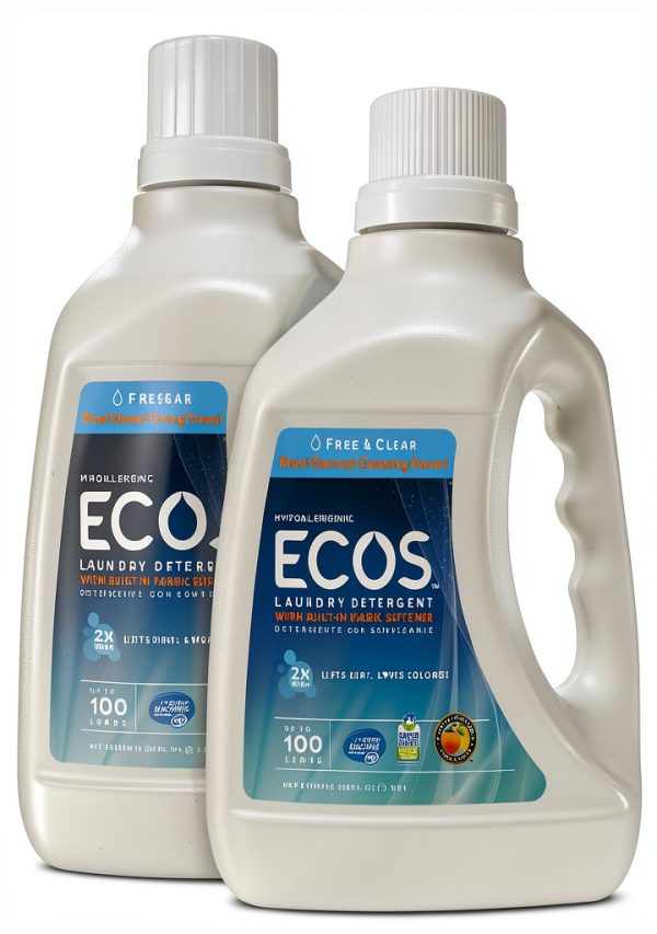 Earth Friendly ECOS Laundry Detergent Pack 100 Fl Oz Biodegradable-0