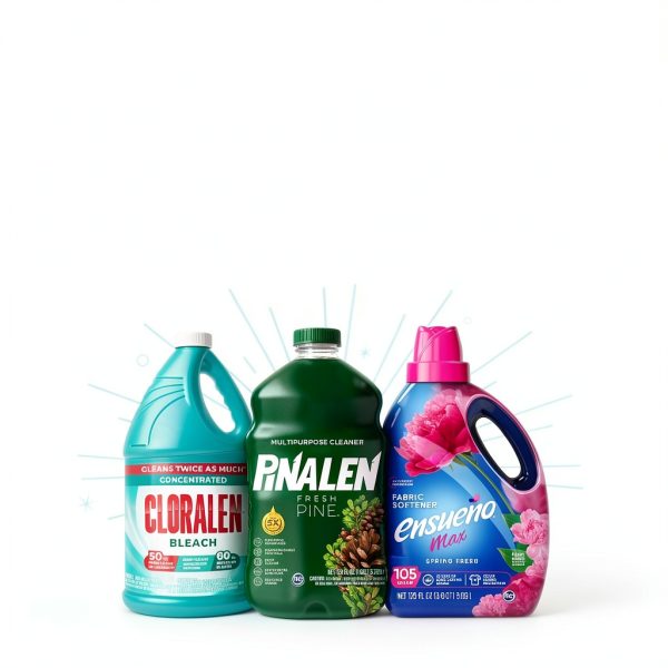Ensueño Liquid Laundry Detergent Spring Fresh 4 Pack 33.8 fl oz-8