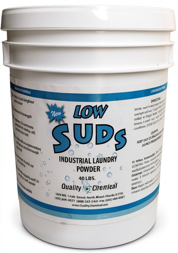 Low Suds Powdered Laundry Detergent 40lb Quality Chemical 125 Washes-0